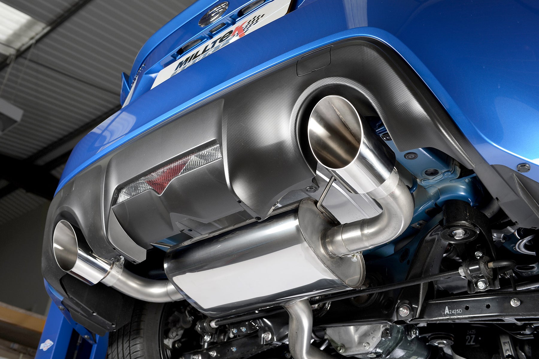 What Size is the Exhaust Pipe on a Subaru BRZ?