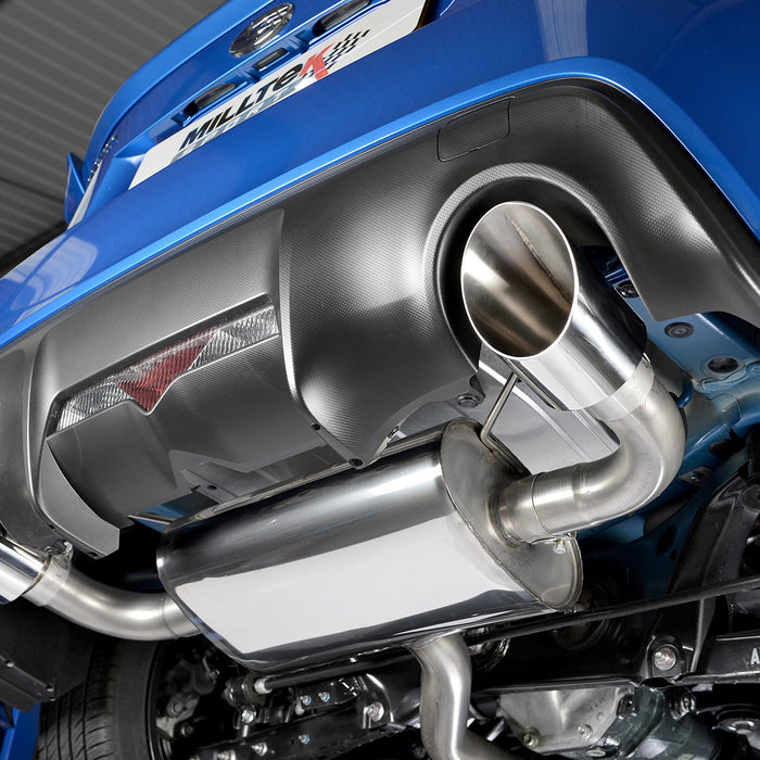 What Size is the Exhaust Pipe on a Subaru BRZ?