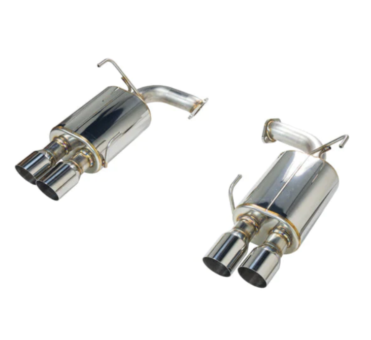 Remark Muffled Axle Back Exhaust w/Stainless Steel Single Wall Tips 2015-2021 WRX / 2015-2021 STI