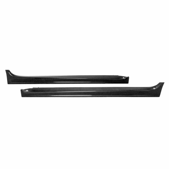 Seibon OEM-style Carbon Fiber Side Skirts 2008-2015 Mitsubishi Evo X