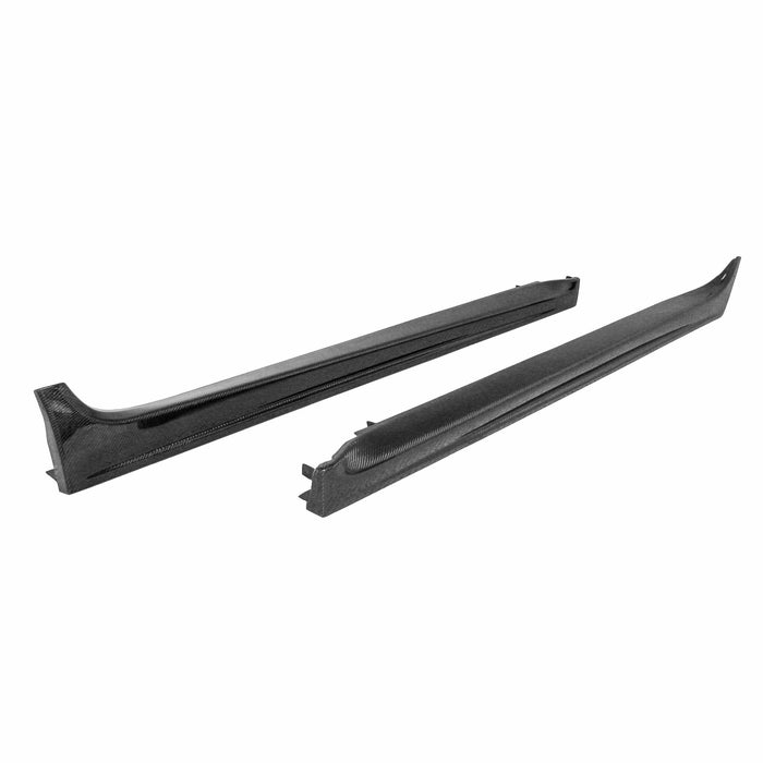 Seibon OEM-style Carbon Fiber Side Skirts 2008-2015 Mitsubishi Evo X