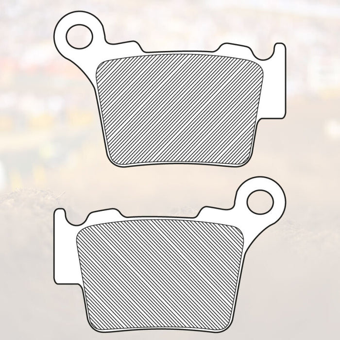 Renthal 08-10 BMW/ 21+ Gas Gas/ 09-15 Husaberg/ 98+ Husq/ 04+ KTM Rear Works Brake Pads