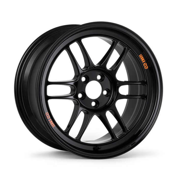 Enkei RPF1 17x9 5x100 35mm Offset F1 Gloss Black Wheel