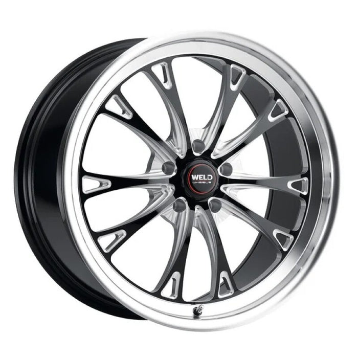 Weld Belmont Beadlock 17x5 / 5x120.65 / ET10 BS2.60 Gloss Black MIL DIA 78.1