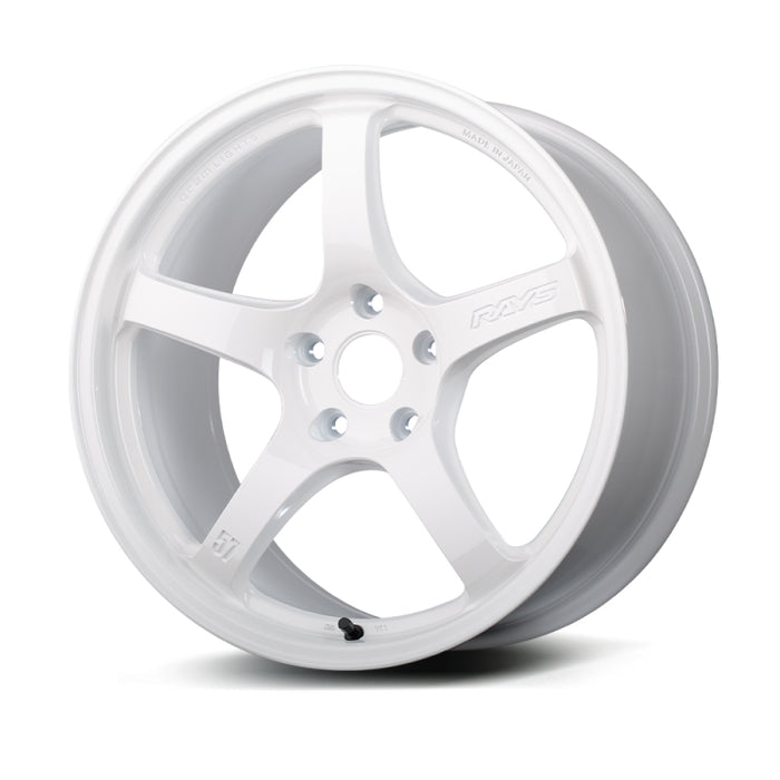 Gram Lights 57CR 18x8.5 +45 5-100 White (OXZ)