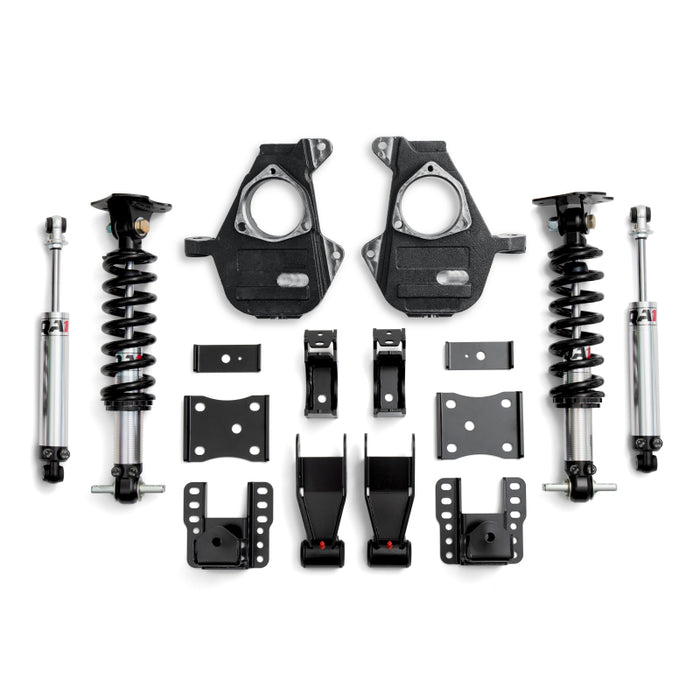 QA1 07-16 Chevrolet Silverado 4WD Lowering Kit w/ Spindles Double Adjustable 4in-6in