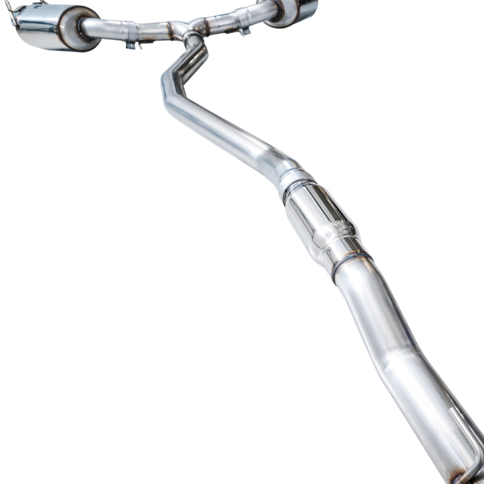 AWE Tuning 2022+ Honda Civic Si FE1 FWD Touring Edition Catback Exhaust - Dual Chrome Silver Tips