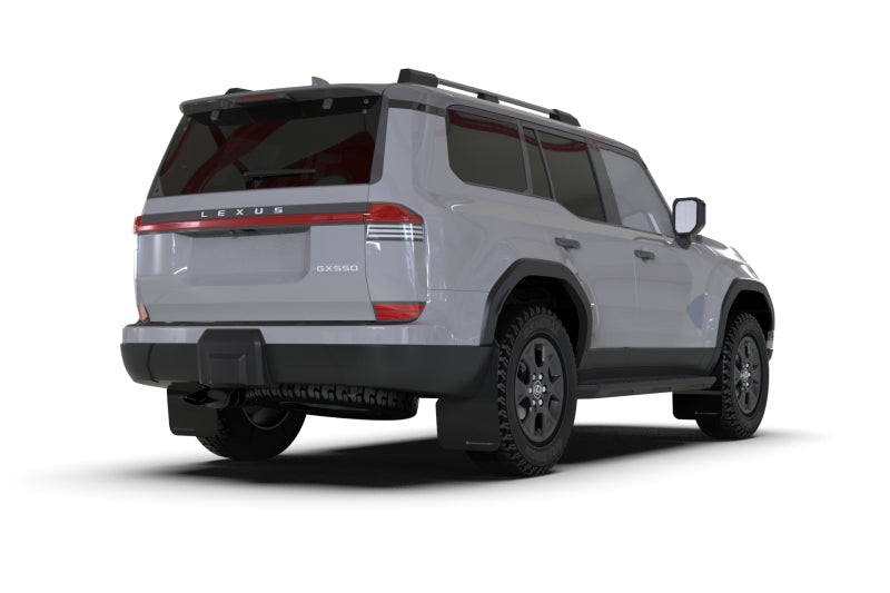 Rally Armor 24-25 Lexus GX 550 Luxury Premium Black Mud Flap - Silver Logo