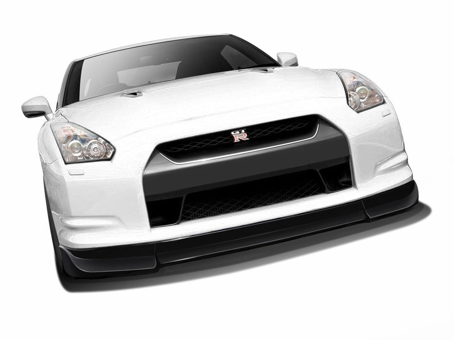 2009-2011 Nissan GT-R R35 Carbon AF-2 Front Add-On Spoiler ( CFP ) - 1 Piece (S)