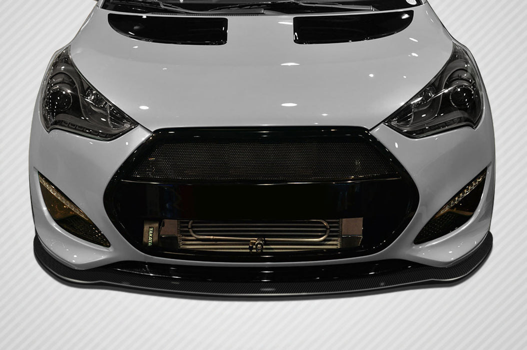 2012-2017 Hyundai Veloster Turbo Carbon Creations GT Racing Front Splitter - 1 Piece (S)