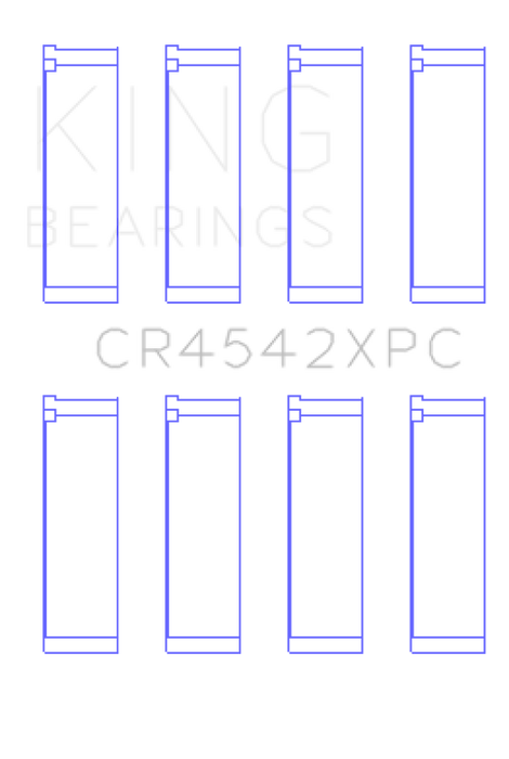 King Engine Bearings Honda K-Series pMaxKote Performance Rod Bearing Set - Size STD