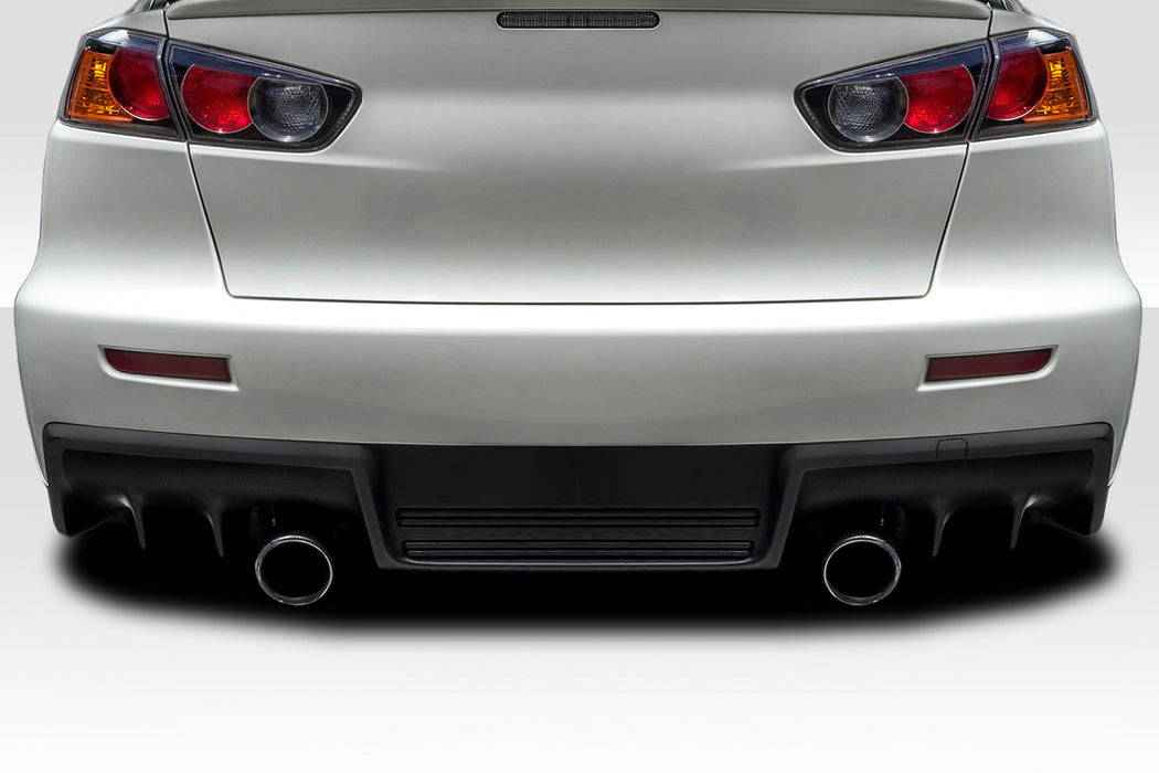 2008-2017 Mitsubishi Lancer Duraflex Evo X V2 Rear Bumper Cover - 1 Piece