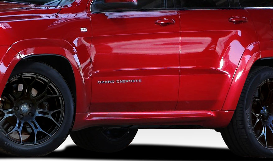 2011-2015 Jeep Grand Cherokee Duraflex SRT Look Side Skirt Rocker Panels - 2 Piece