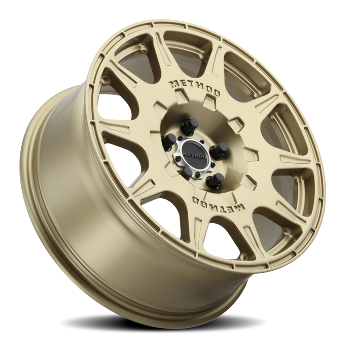 Method MR502 RALLY 17x8 +38mm Offset 5x4.5 67.1mm CB Gold Wheel