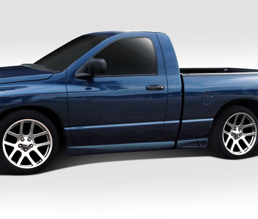 2002-2008 Dodge Ram Standard Cab Duraflex BT-1 Side Skirt Rocker Panels - 4 Piece