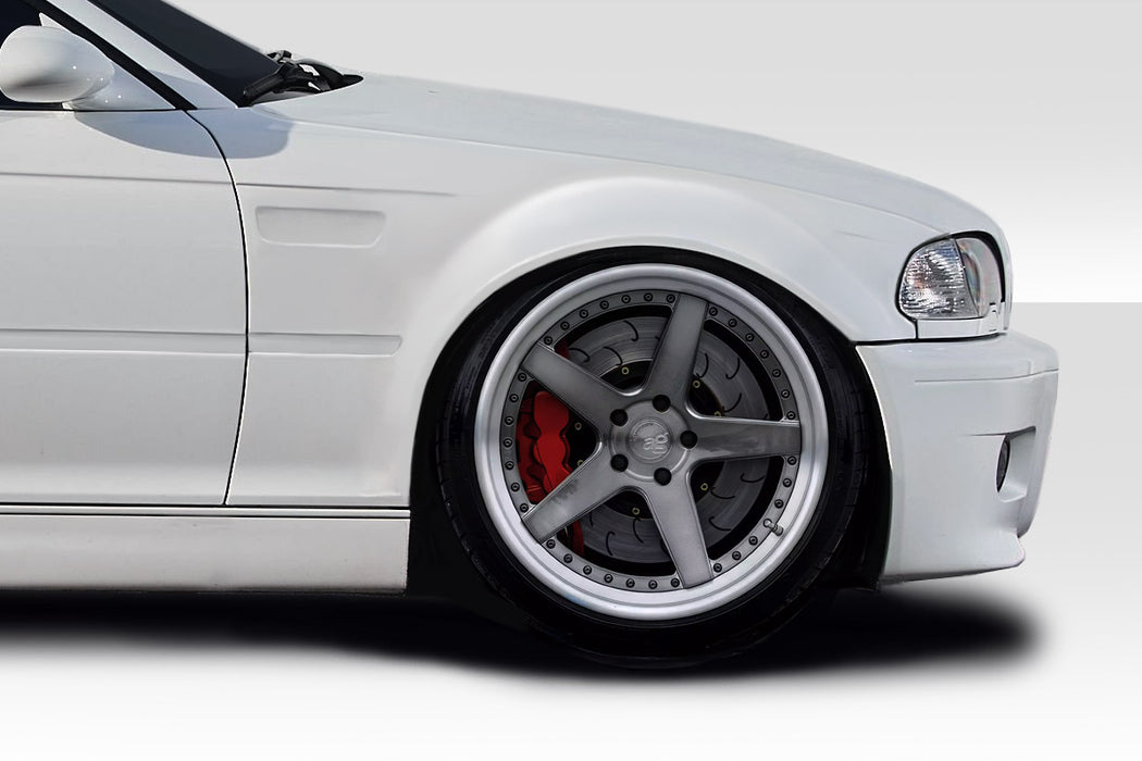 2000-2006 BMW 3 Series E46 2DR Duraflex Maxxen Front Overfenders ( +60MM ) - 2 Pieces