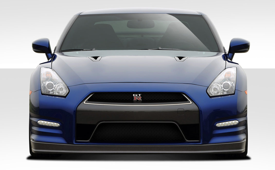 2009-2016 Nissan GT-R R35 Duraflex OEM Facelift Look Conversion Front Bumper Cover - 1 Piece (S)