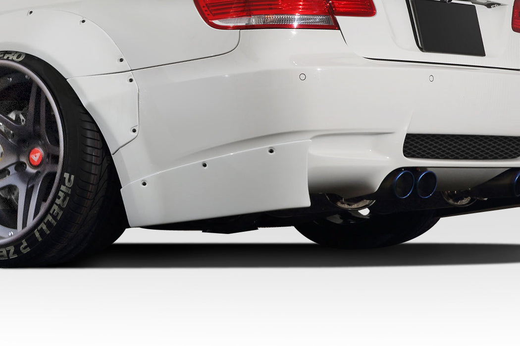 2008-2013 BMW M3 E92 E93 Duraflex Circuit Rear Bumper Extensions - 2 Piece (S)