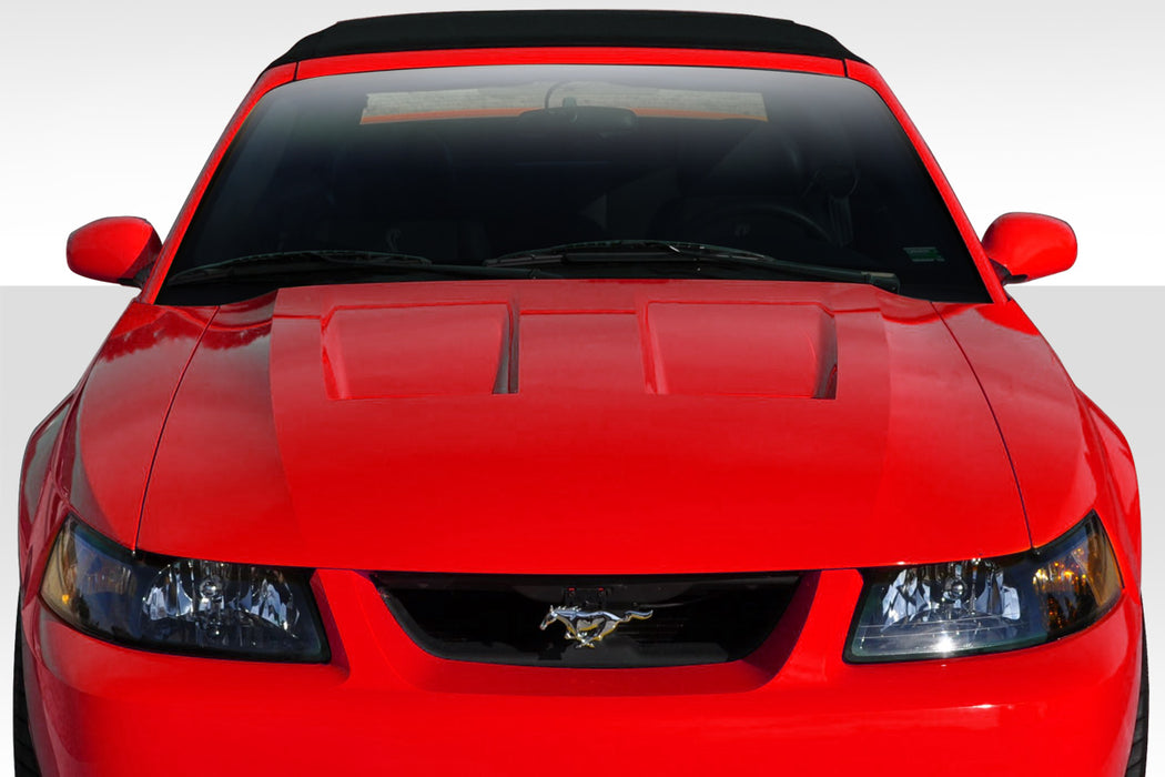 1999-2004 Ford Mustang Duraflex Cobra Look Hood - 1 Piece