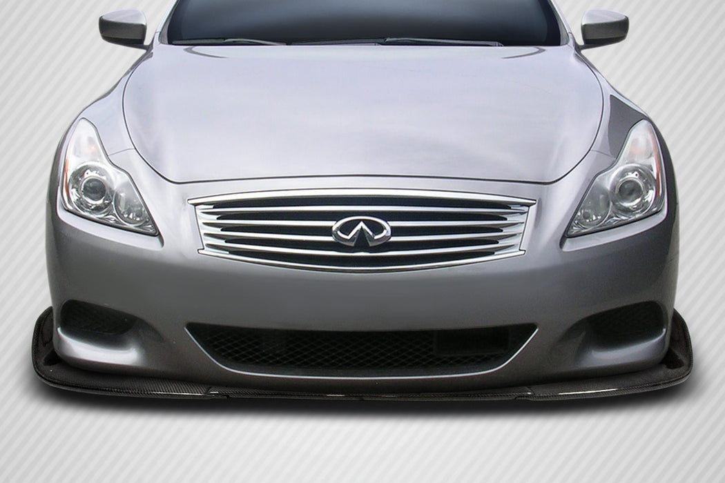 2008-2015 Infiniti G Coupe G37 Q60 Carbon Creations Chronos Front Lip Spoiler - 3 Piece (S)