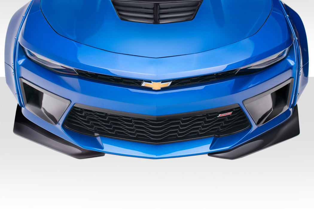2016-2018 Chevrolet Camaro V8 Duraflex Grid Front Splitters - 2 Piece (S)