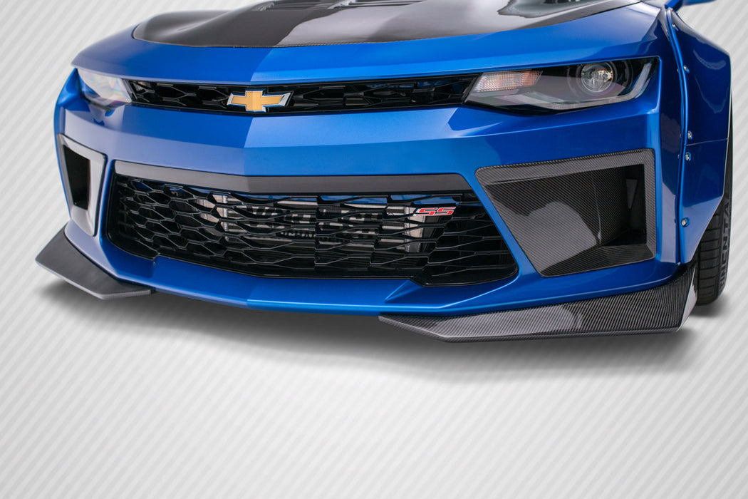 2016-2018 Chevrolet Camaro Carbon Creations DriTech Grid Front Splitters - 2 Piece (S)