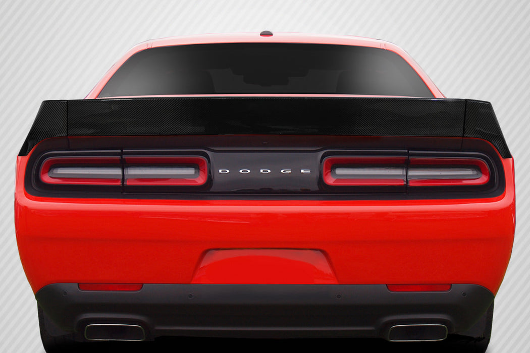 2008-2023 Dodge Challenger Carbon Creations DriTech Novara Wing - 3 Piece (S)