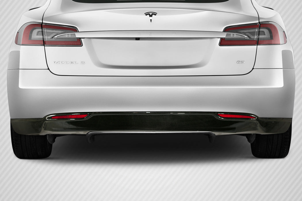 2012-2016 Tesla Model S Carbon Creations UTech Rear Diffuser - 1 Piece (S)