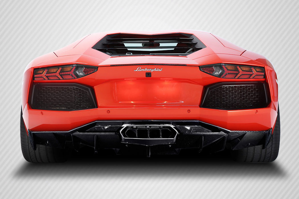 2011-2017 Lamborghini Aventador Carbon AF-1 Rear Diffuser ( CFP ) - 1 Piece (S)