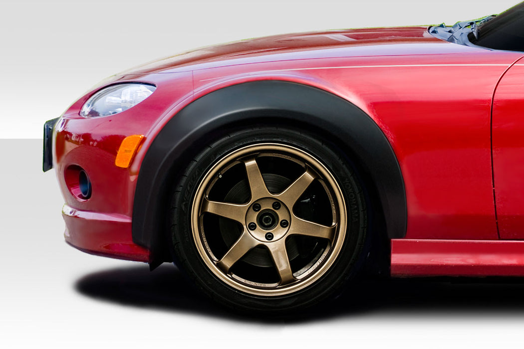 2006-2015 Mazda Miata Super20 Look Duraflex Front Fender Flares - 4 Piece