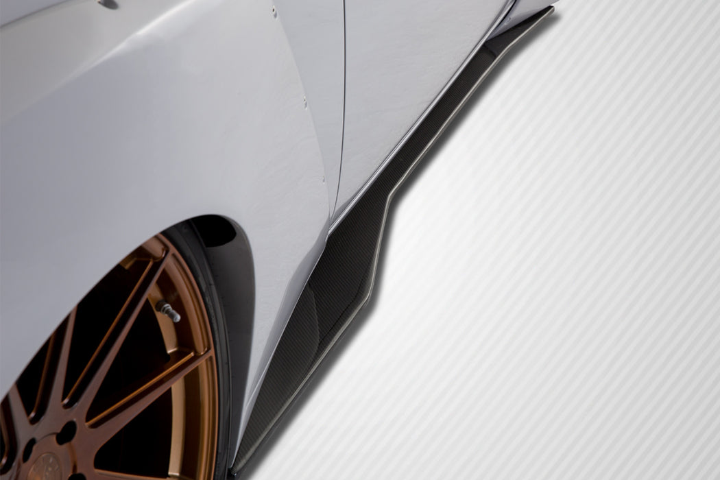 2008-2023 Dodge Challenger Carbon Creations Circuit Side Splitter - 2 Piece (S)