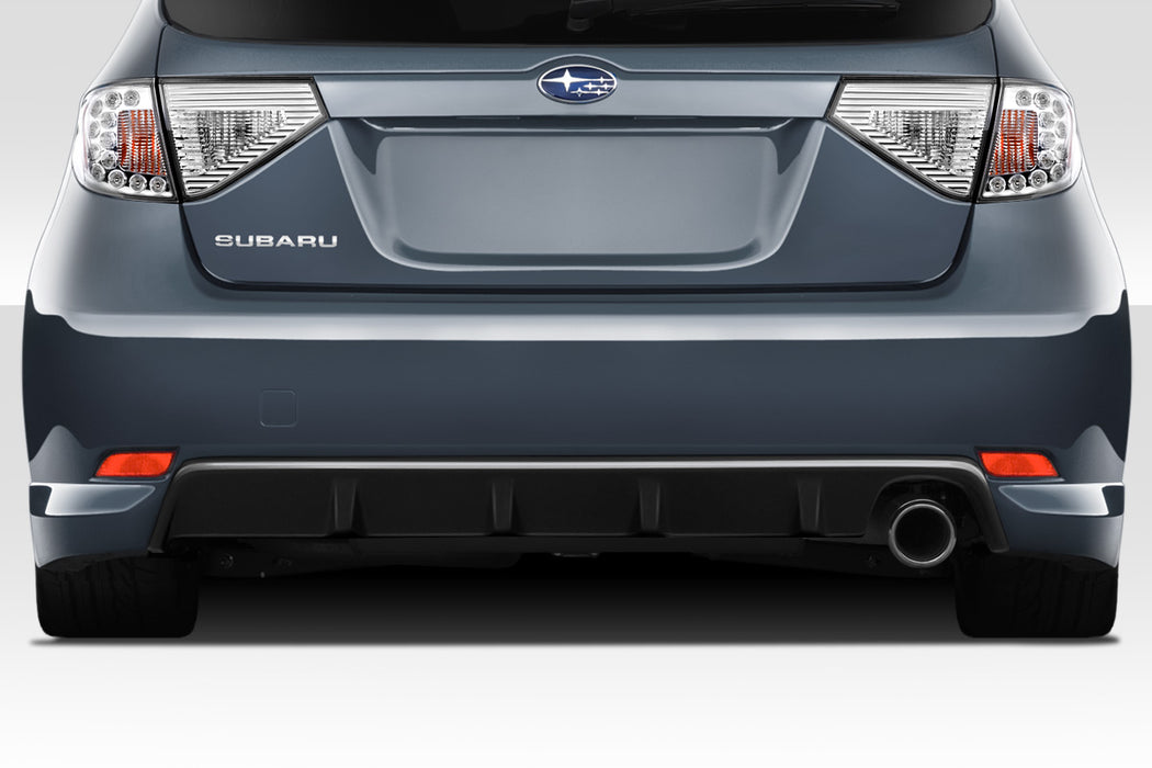 2008-2010 Subaru Impreza WRX HB Duraflex Backstop Rear Diffuser - 1 Piece (S)