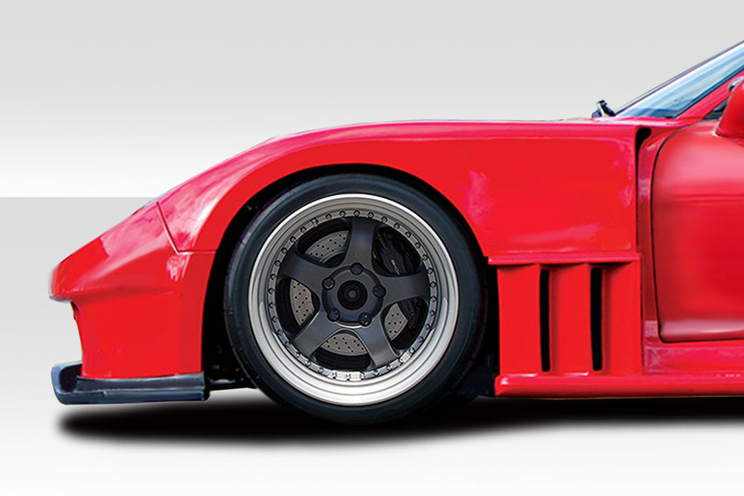 1993-1997 Mazda RX-7 Duraflex Bossen Wide Body Front Fenders - 2 Piece (S)