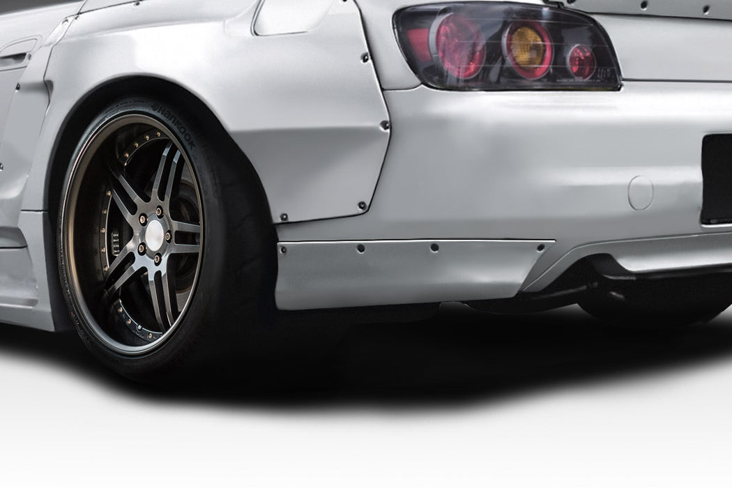 2000-2009 Honda S2000 Duraflex TKO RBS Rear Add Ons Spat Extensions - 2 Piece (S)
