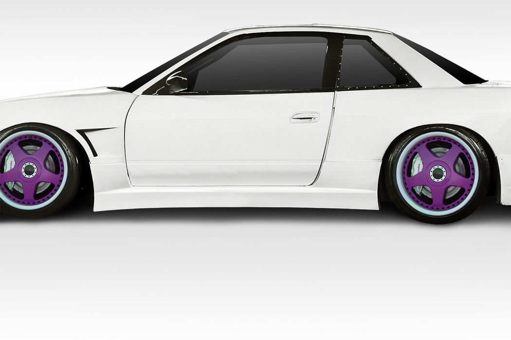 1989-1994 Nissan 240SX S13 Duraflex WX9 Side Skirts Rocker Panels - 2 Piece