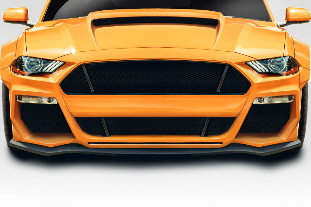 2018-2023 Ford Mustang Duraflex Grid Front Lip Under Spoiler - 1 Piece (S)