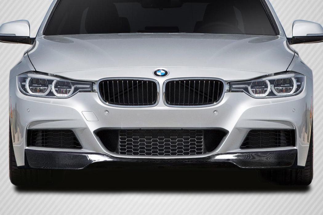 2012-2018 BMW 3 Series F30 M Sport Carbon AF-1 Front Add On Lip Under Spoiler ( CFP ) - 1 Piece (S)