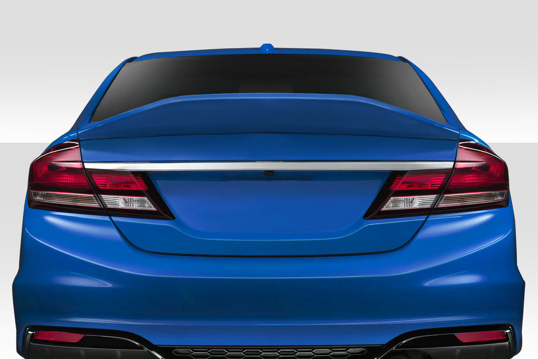 2012-2015 Honda Civic 4DR Duraflex KMZ Rear Wing Spoiler - 1 Piece