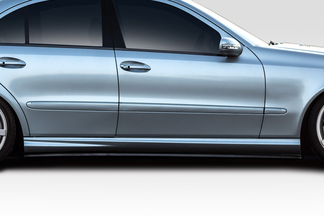 2003-2009 Mercedes E55 E63 W211 Duraflex L Sport Side Skirts Splitters - 2 Piece