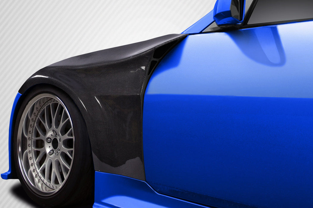 2003-2008 Nissan 350Z Z33 Carbon Creations Demon Front Fenders (+10mm) - 2 Piece