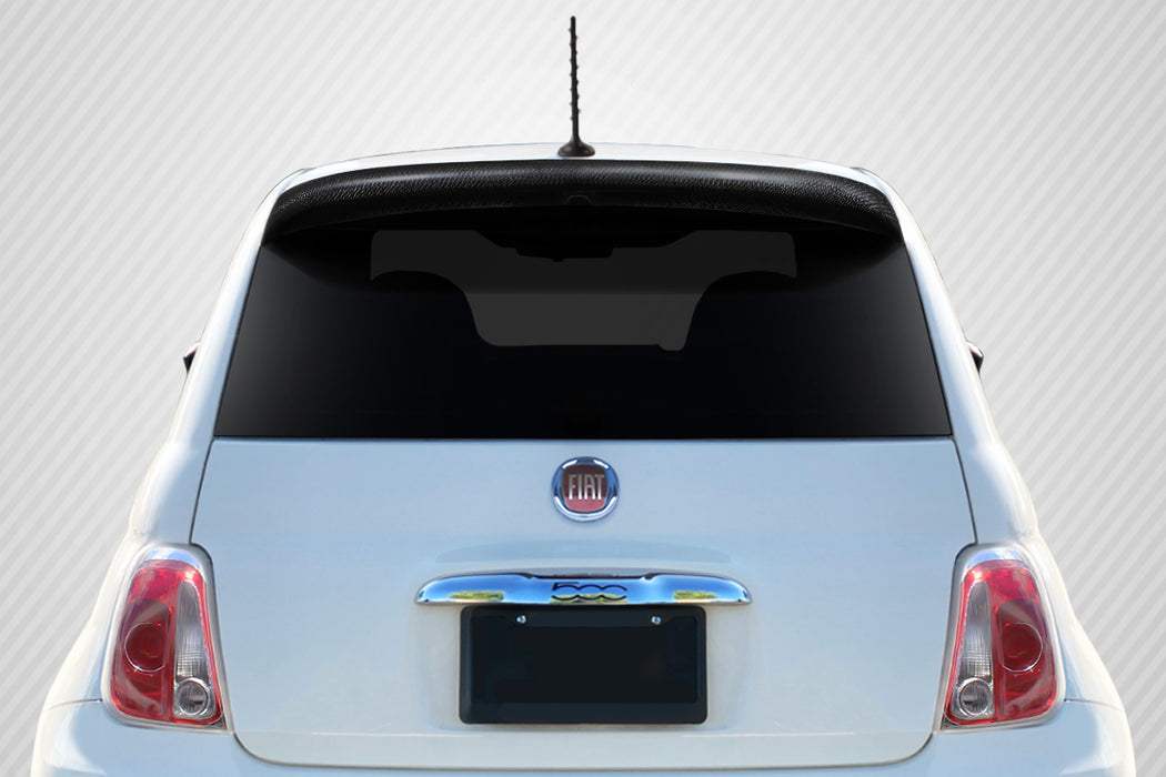 2012-2019 Fiat 500 Carbon Creations Bart Look Roof Wing Spoiler - 1 Piece