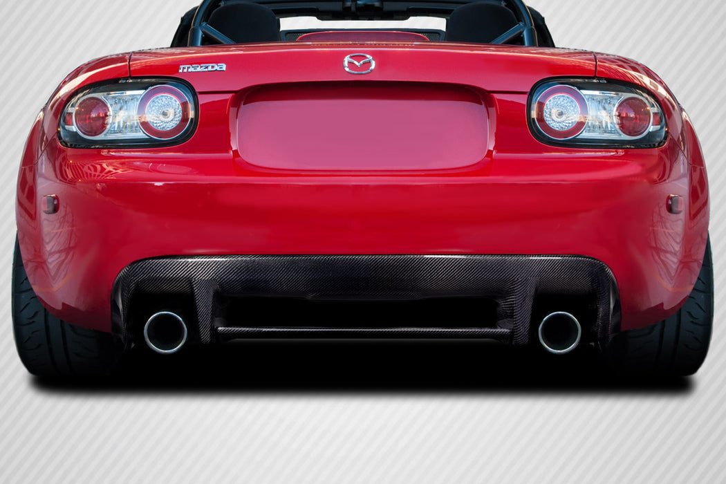 2006-2008 Mazda Miata MX 5 Carbon Creations GVR Rear Diffuser - 3 Piece (S)
