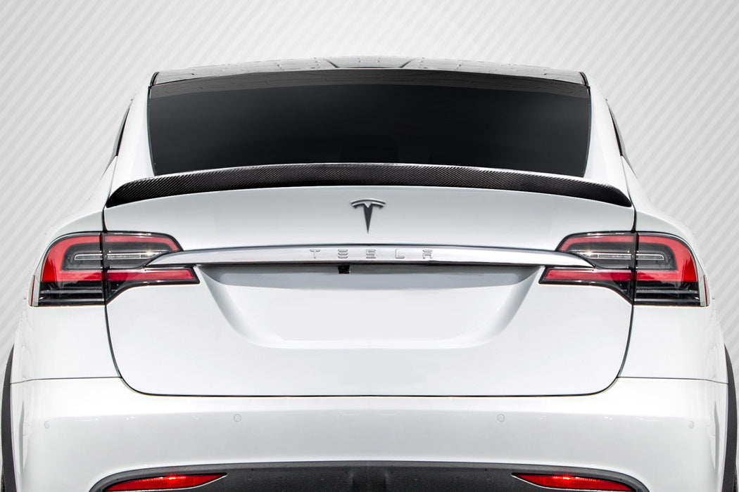 2016-2023 Tesla Model X Carbon Creations High Kick Rear Wing Spoiler - 1 Piece (S)