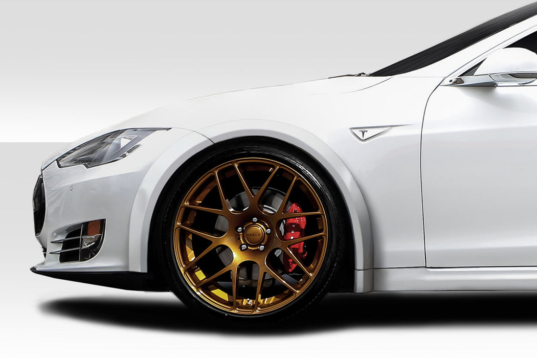 2012-2025 Tesla Model S Duraflex RVS Front Fender Flares - 4 Piece