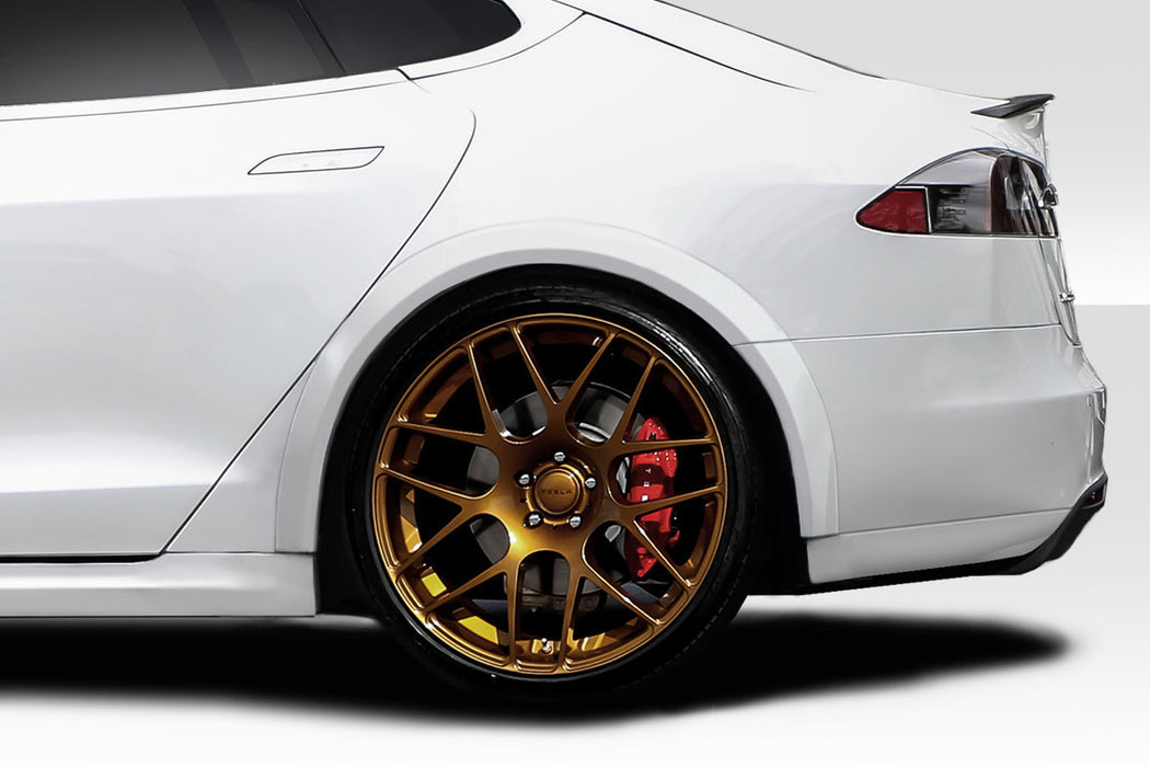 2012-2025 Tesla Model S Duraflex RVS Rear Fender Flares - 4 Piece