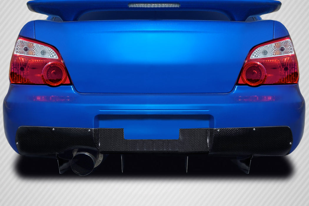 2002-2007 Subaru Impreza WRX STI 4DR Carbon Creations MTS Rear Diffuser - 3 Piece