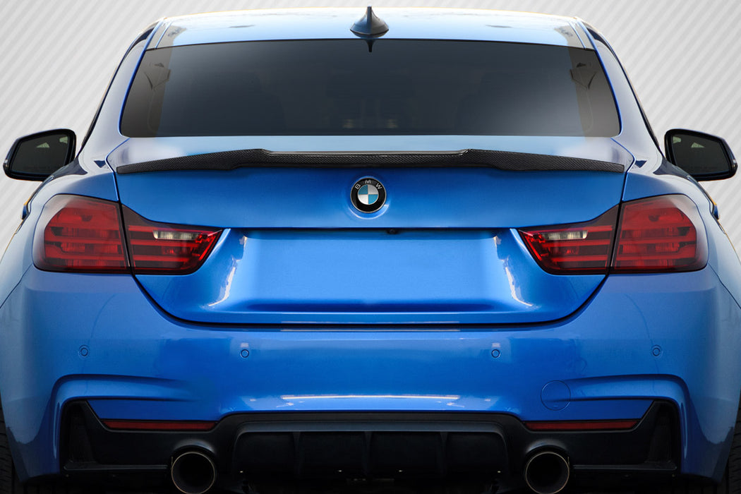 2014-2020 BMW 4 Series F32 Carbon Creations M4 Look Rear Wing Trunk Lid Spoiler - 1 Piece (S)