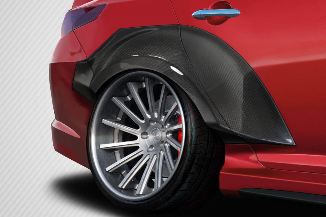 2011-2013 Kia Optima Carbon Creations CPR Wide Body Rear Fender Flares - 6 Piece (S)