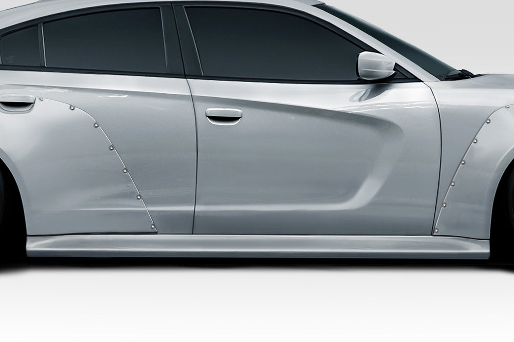 2015-2023 Dodge Charger Duraflex SKS Wide Body Side Skirts Rocker Panels - 2 Piece