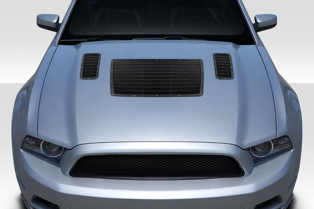 2013-2014 Ford Mustang Duraflex GT1 Hood Vents - 3 Piece (S)